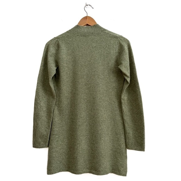 Marina Luna Angora Wool Blend V-Neck Sweater - Picture 3 of 13